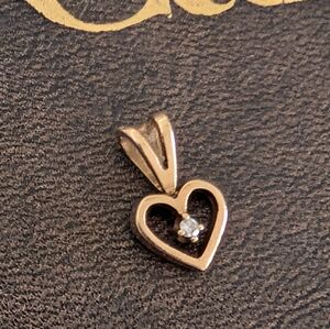 Small 10k Gold Heart Pendant